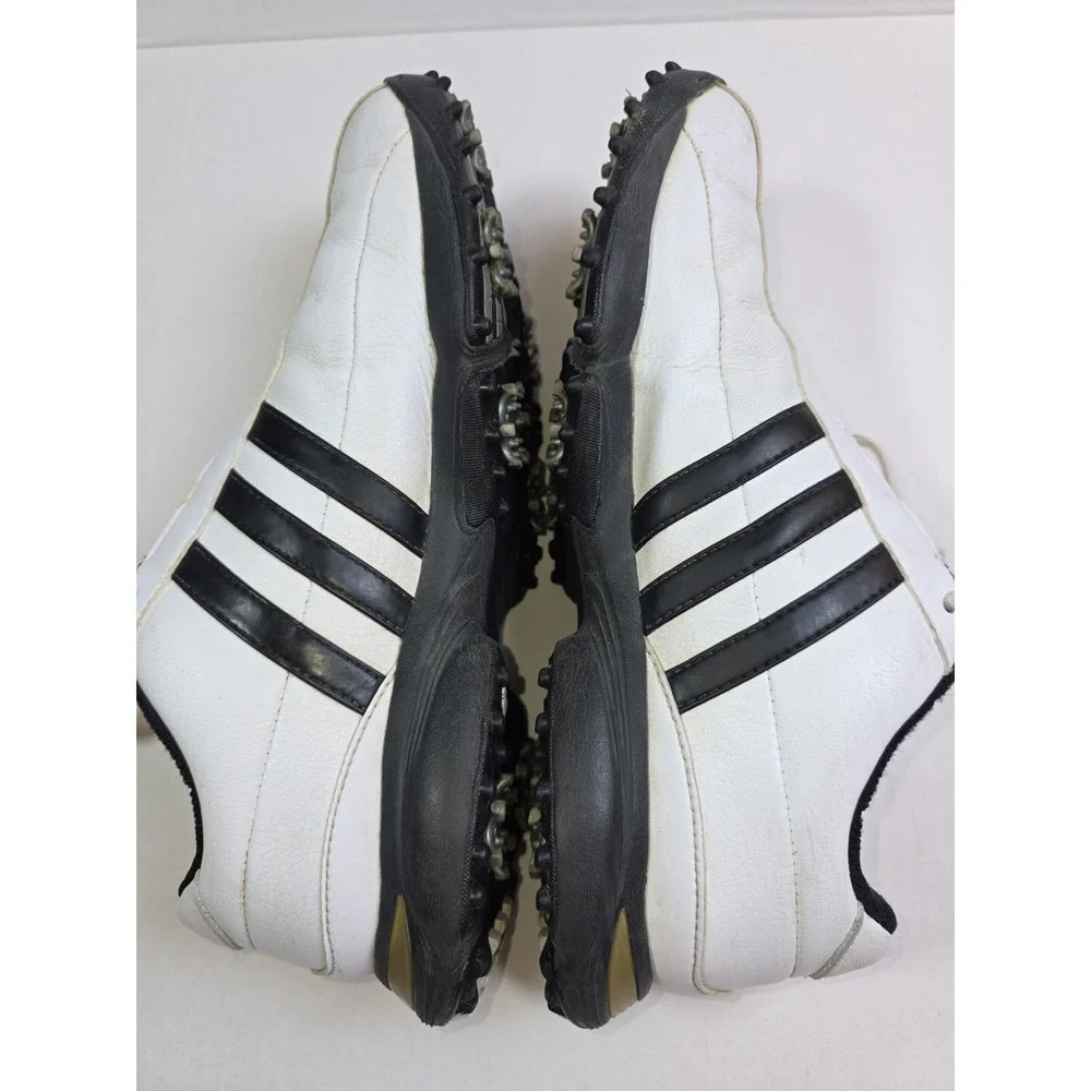 Adidas Geofit Mens Leather Foam Insole Traxion adiWEAR Golf Shoes Size 8.5